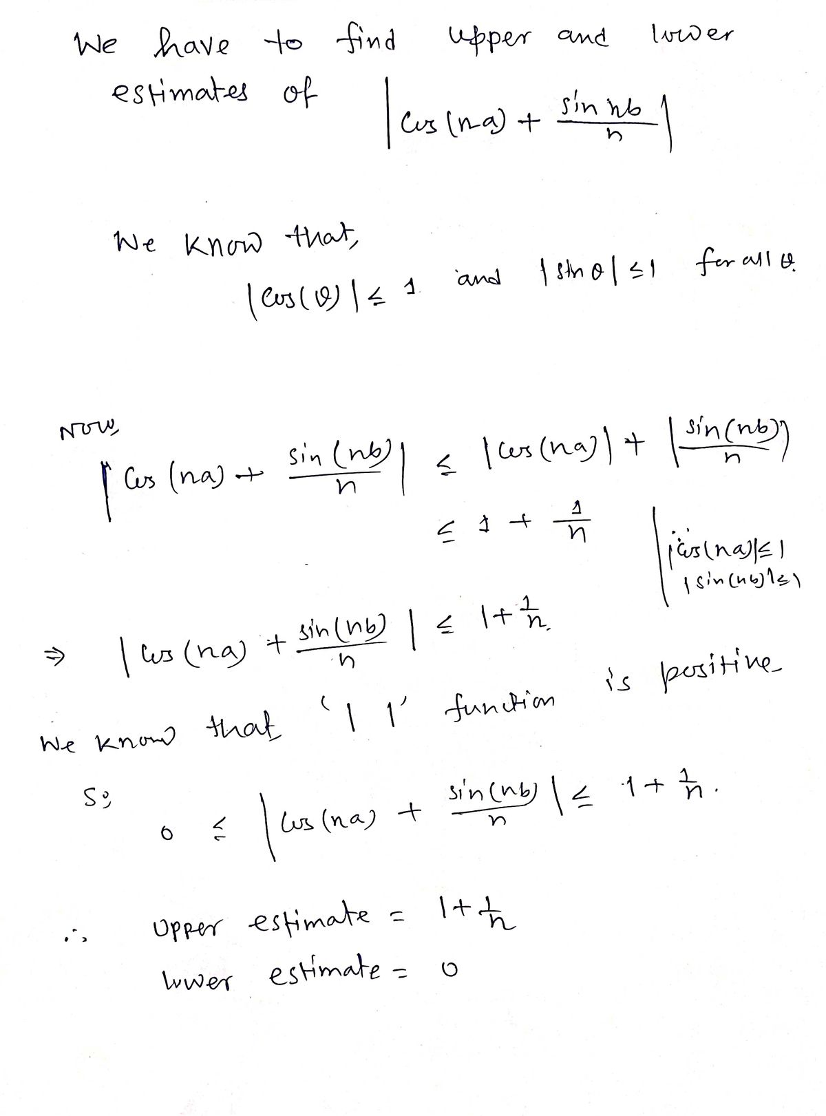 Advanced Math homework question answer, step 1, image 1